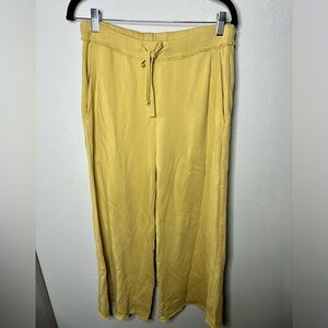 Eileen Fisher Athleisure Sweatpants Oversized Raw Hem Slight Crop XS Quiet Lux